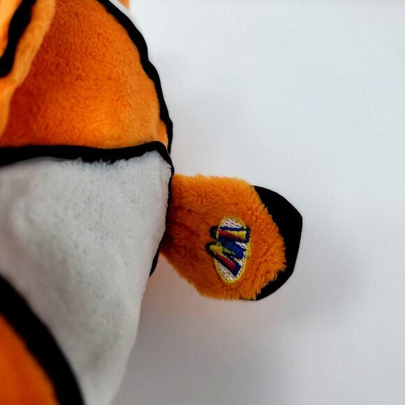 Ganz Webkinz Clown Fish Plush Stuffed Animal Orange & White HM219 - Picture 5 of 10